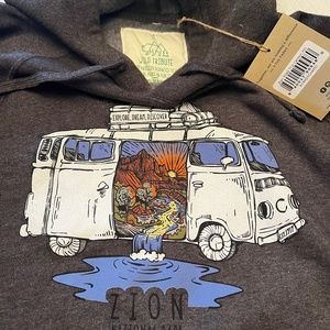 Wild Tribute Zion National Park Hoodie M Medium New NWT